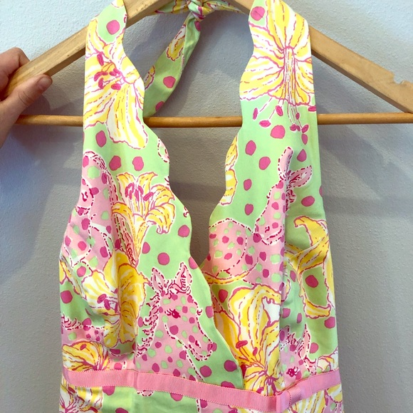 Lily Pulitzer halter dress Size 10 - Picture 1 of 3